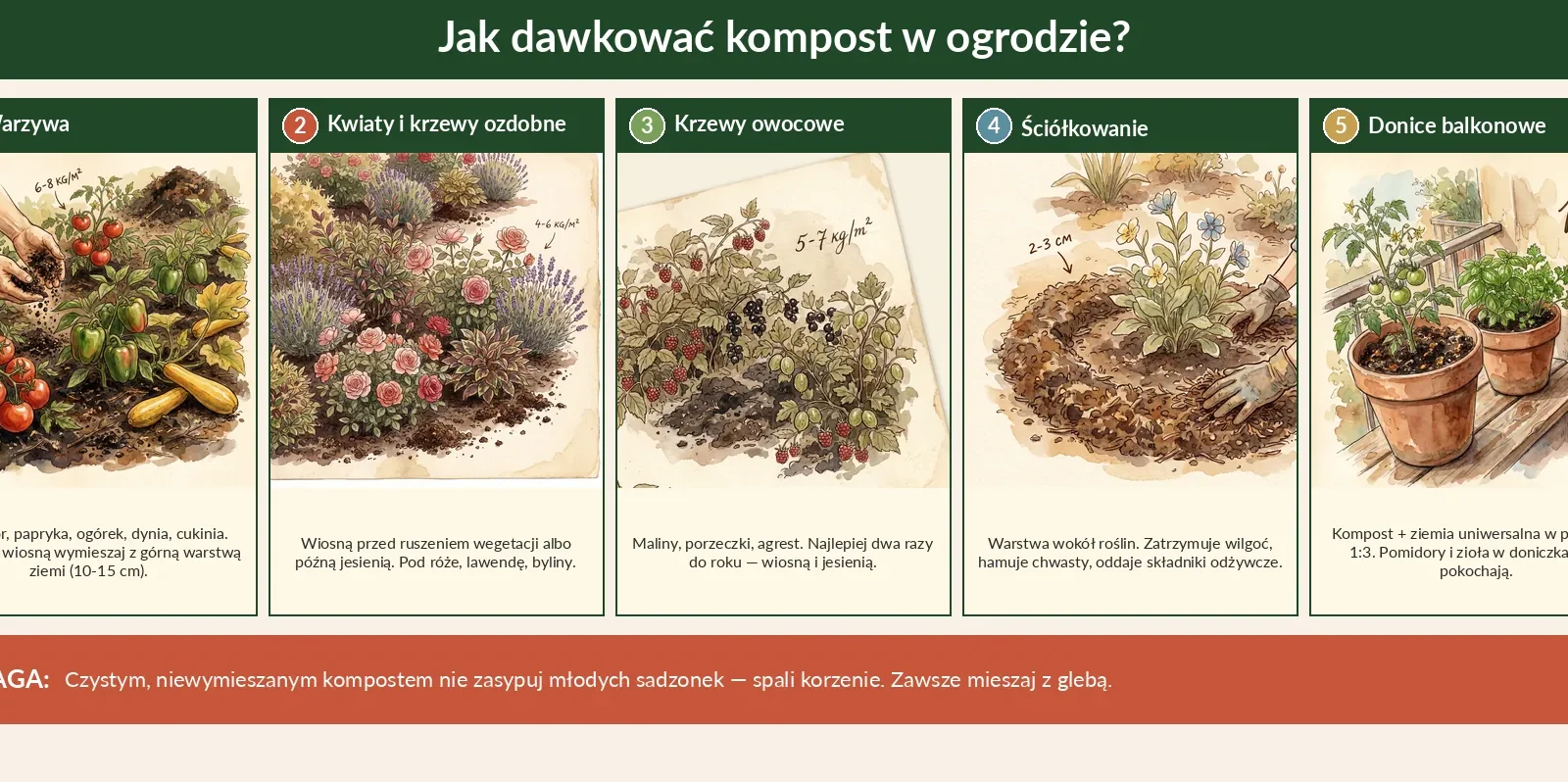 Kompostownik ogrodowy – jak zrobić i co kompostować