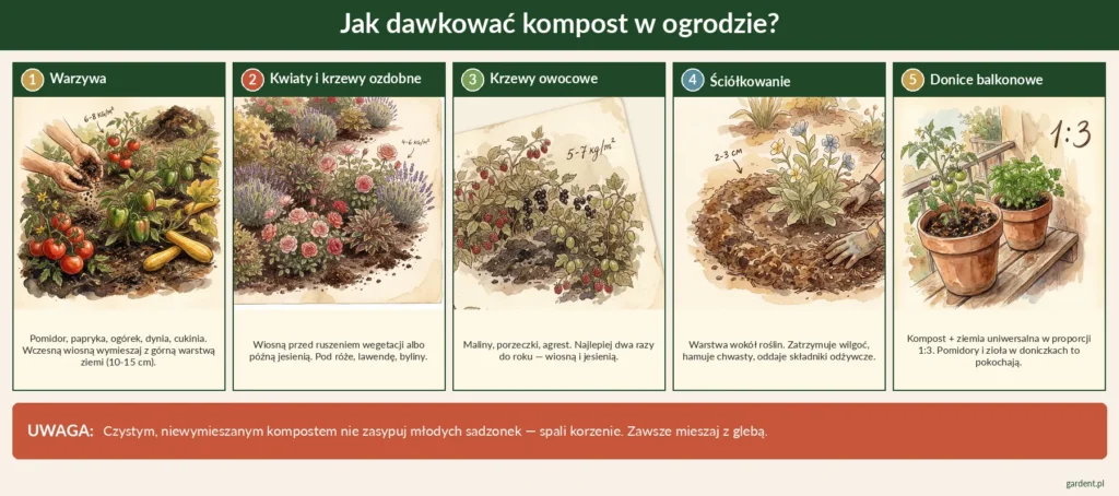 jak dawkować kompost