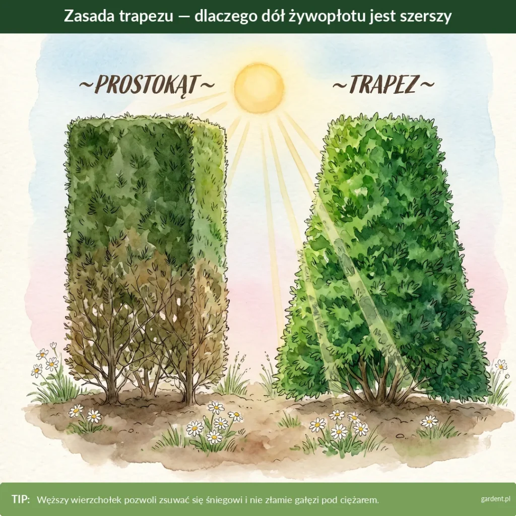 formowanie żywopłotu