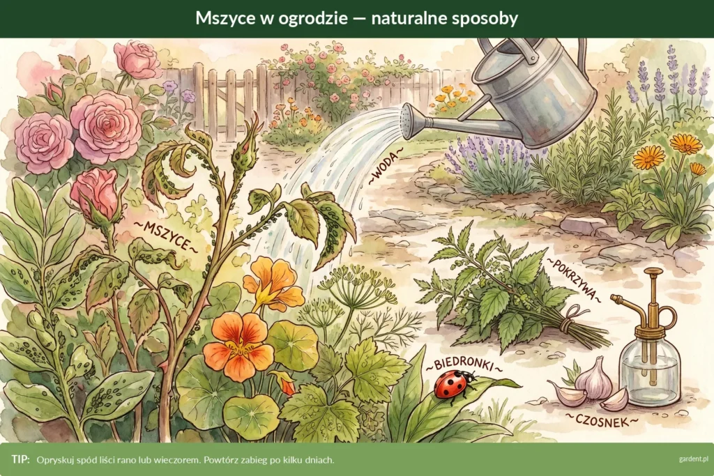 mszyce w ogrodzie jak zwalczać