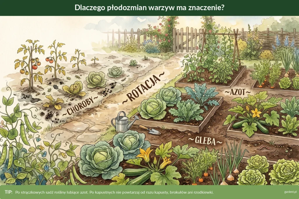 płodozmian warzyw
