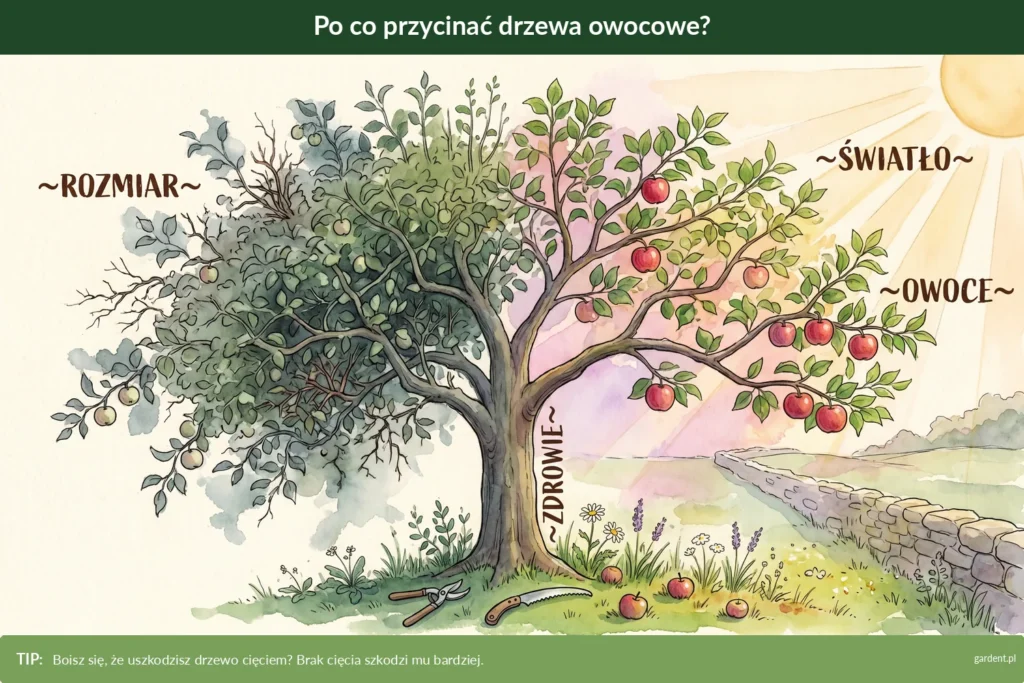 cięcie drzew owocowych