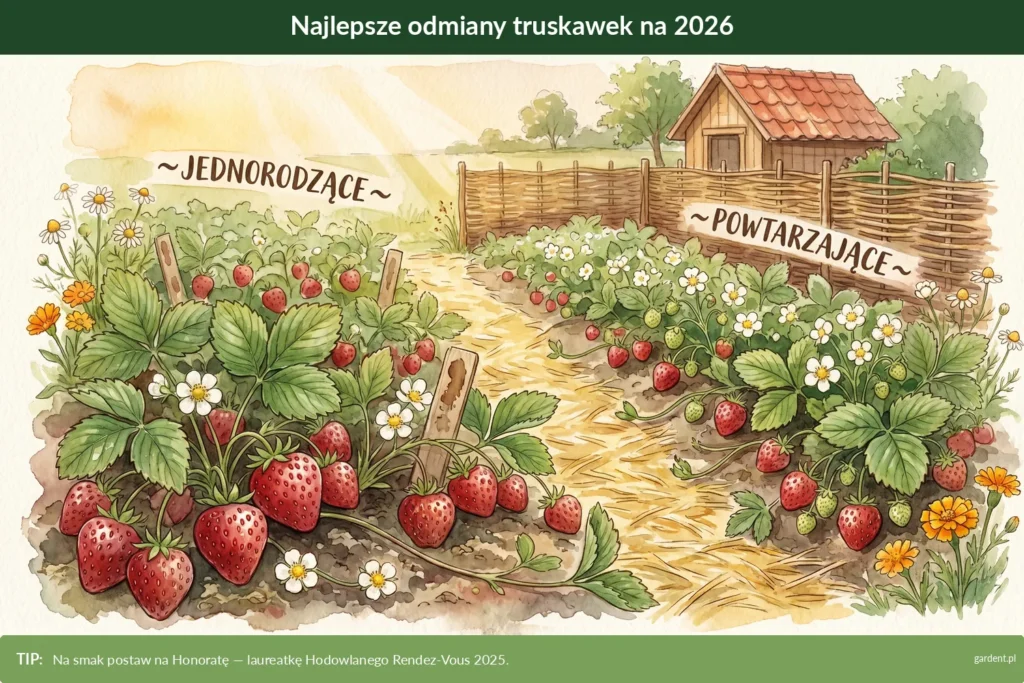 odmiany truskawek
