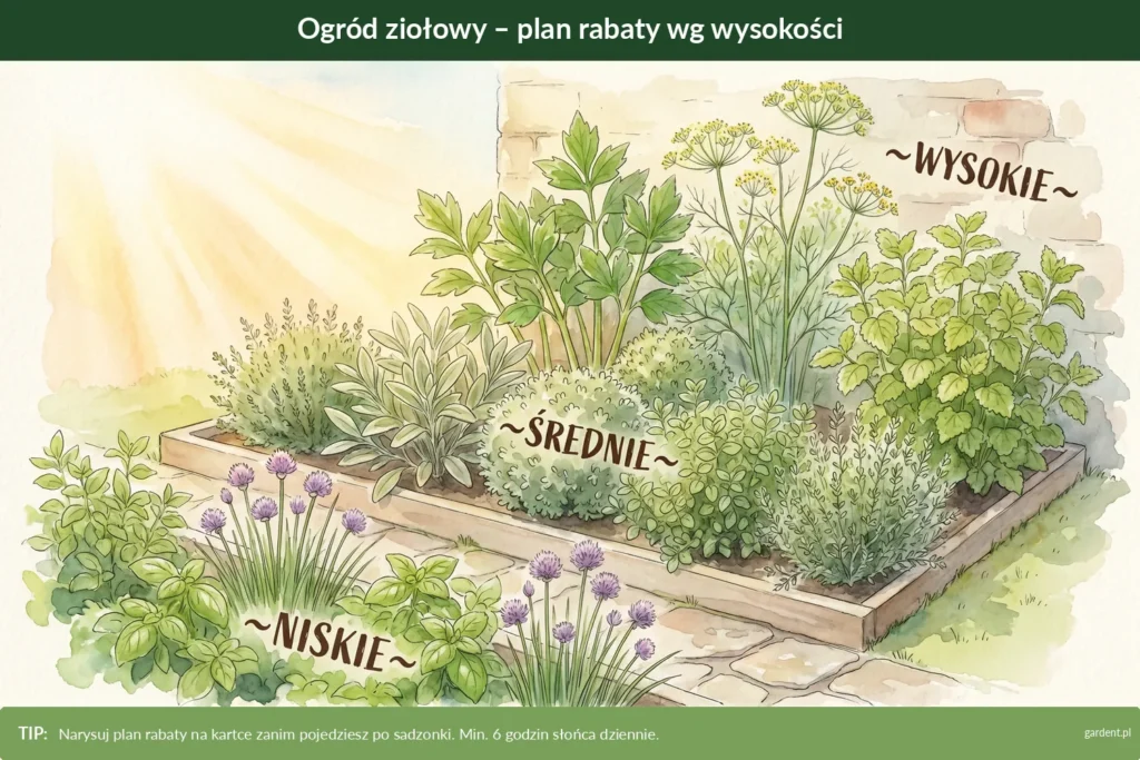 ogród ziołowy strefy