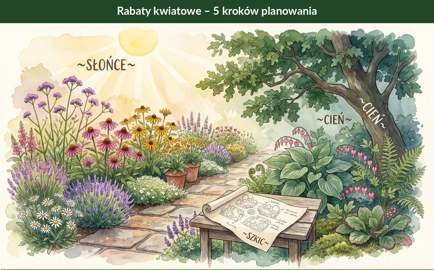 Rabaty kwiatowe – jak zaplanować i obsadzić bylinami?