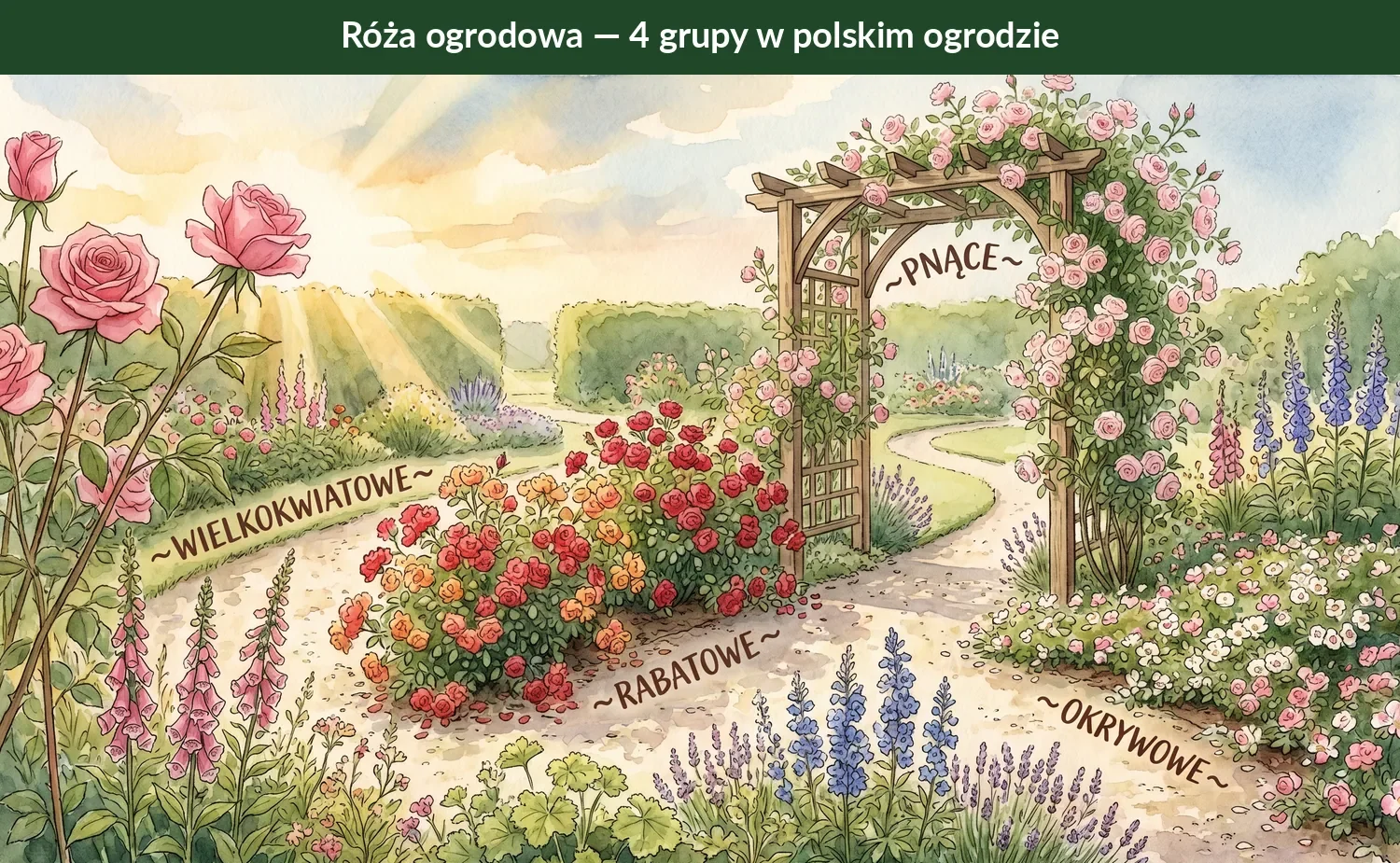Róża ogrodowa – sadzenie, cięcie i nawożenie