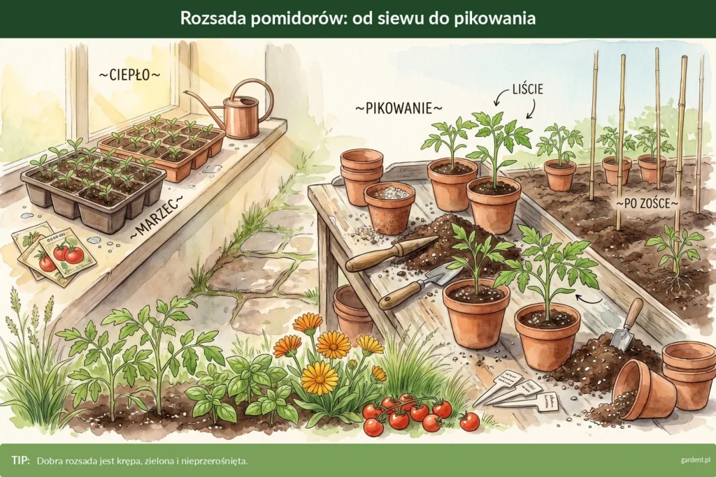 rozsada pomidorów
