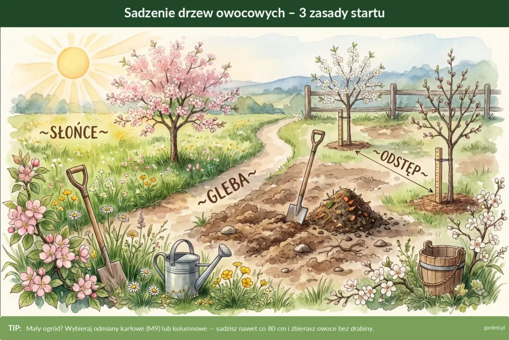 sadzenie drzew owocowych