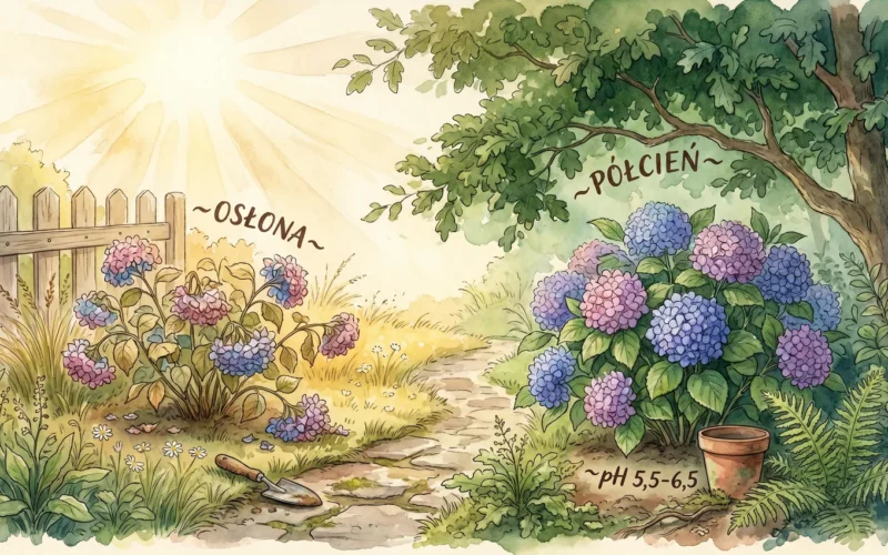 Pielęgnacja hortensji – sadzenie, podlewanie i cięcie
