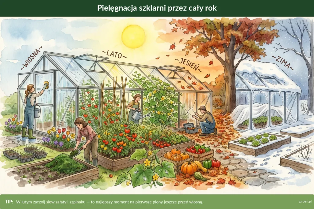 szklarnia sezony uprawy