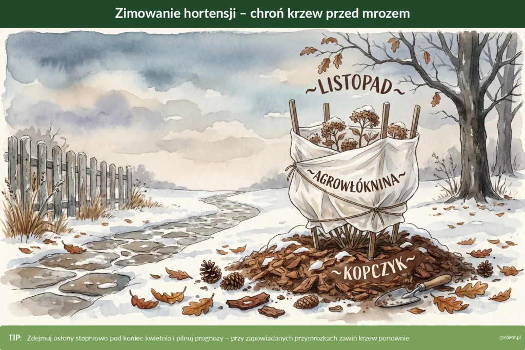 zimowanie hortensji