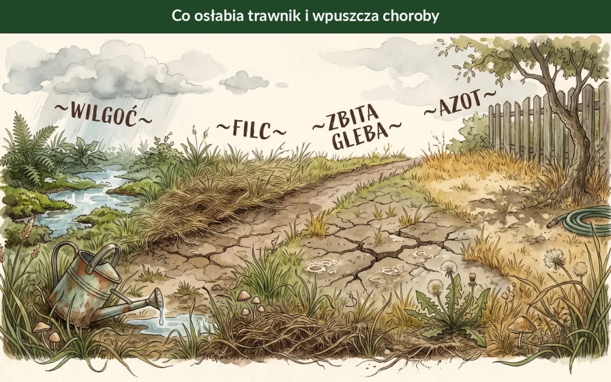 Choroby trawnika – jak rozpoznać i skutecznie wyleczyć darń