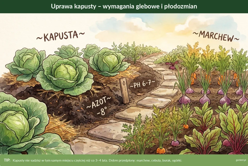 kapusta gleba i płodozmian