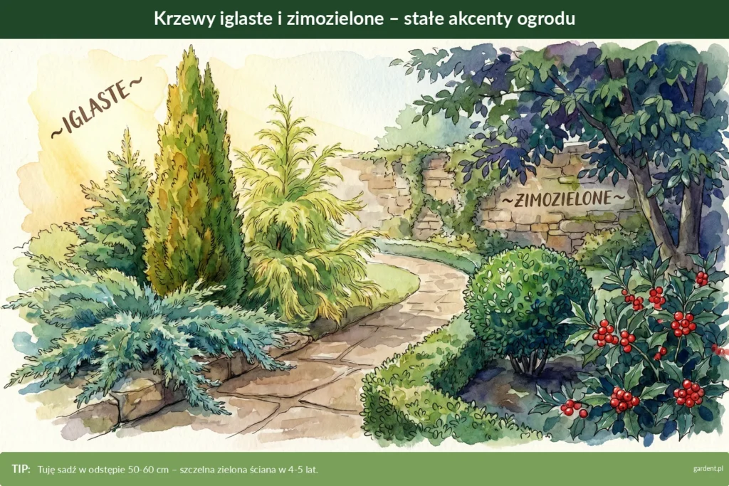 krzewy iglaste i zimozielone