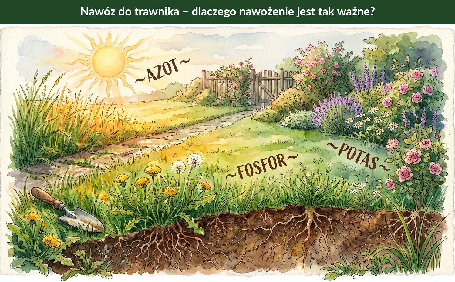 Nawóz do trawnika – jak i kiedy nawozić trawnik krok po kroku