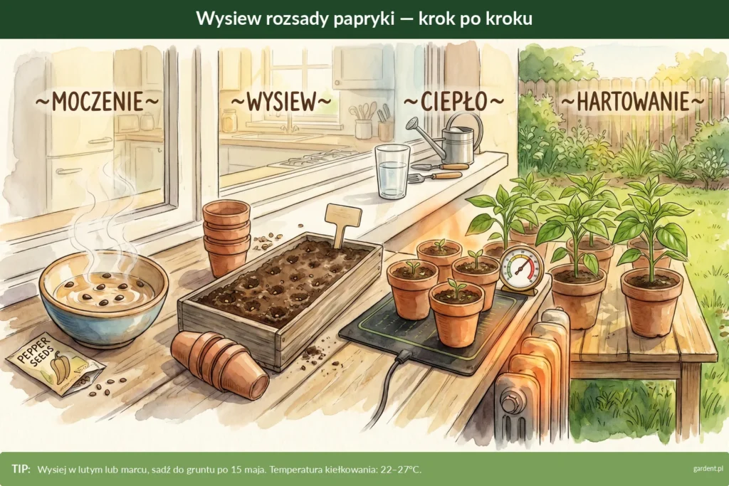 papryka wysiew i rozsada