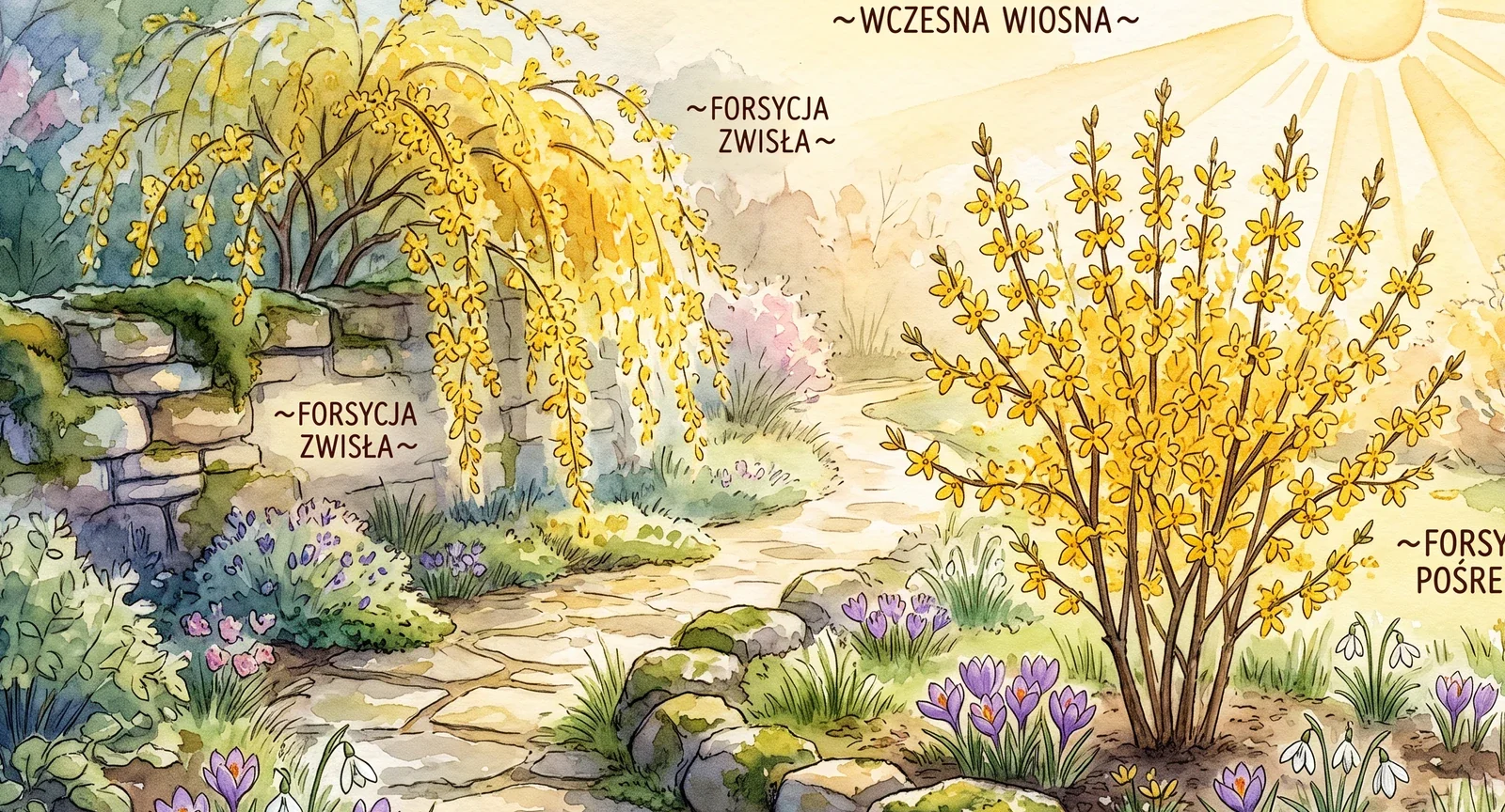 Forsycja w ogrodzie – jak sadzić, ciąć i pielęgnować złoty krzew