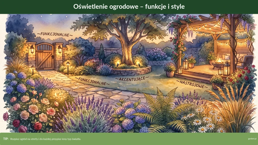 oświetlenie ogrodowe funkcje i style