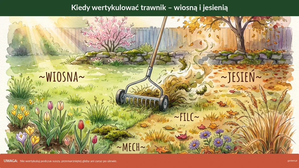 kiedy wertykulować trawnik