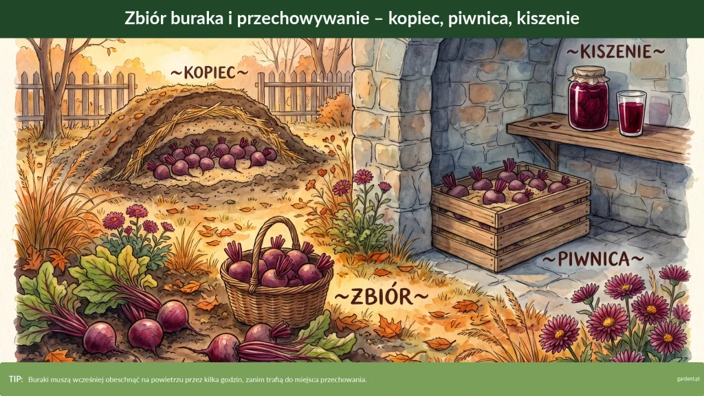 zbiór buraka i przechowywanie