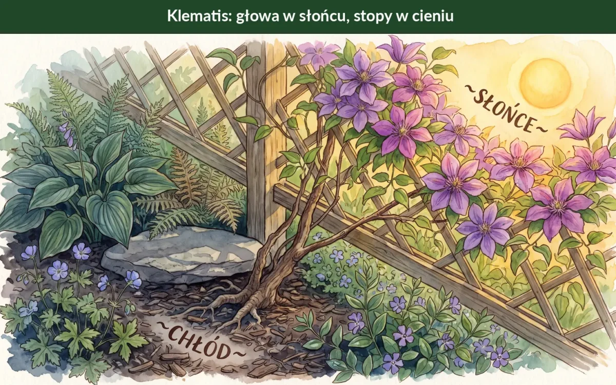 Klematisy w ogrodzie – sadzenie, cięcie i odmiany powojników