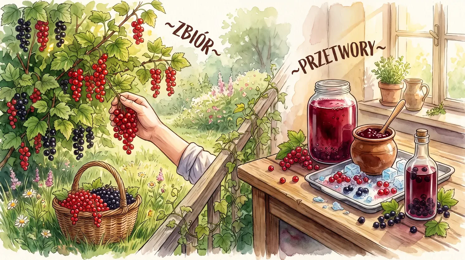 Uprawa porzeczek – jak sadzić, ciąć i pielęgnować krzewy