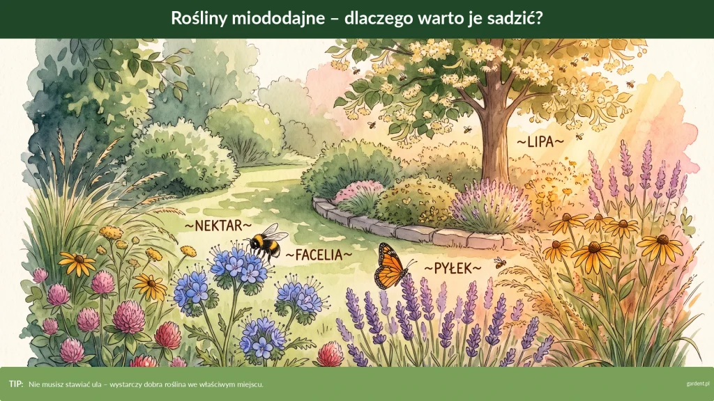 rośliny miododajne dlaczego warto je sadzić