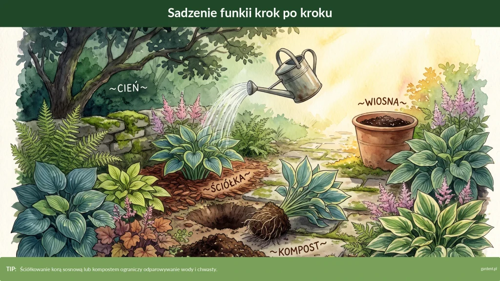funkie sadzenie krok po kroku
